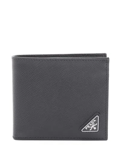 Pre-owned Prada 2020s Saffiano Leather Bi-fold Wallet