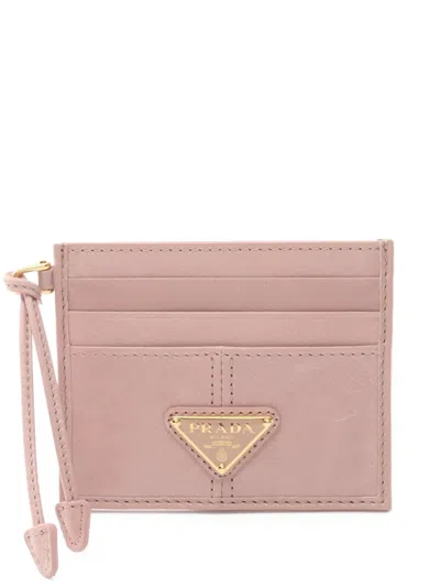 Pre-owned Prada 2020s Saffiano-leather Cardholder
