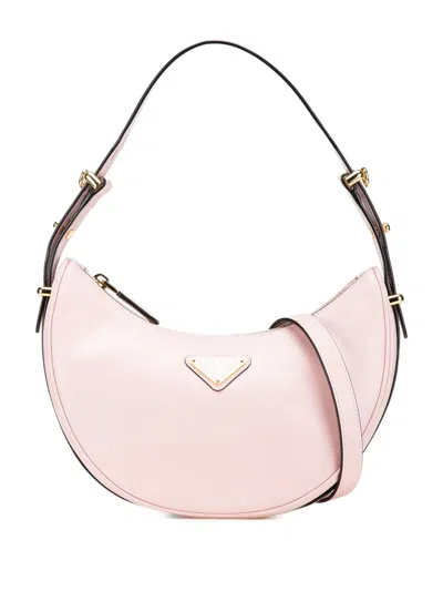 Pre-owned Prada 2021-2024 Small Calfskin Arque Satchel