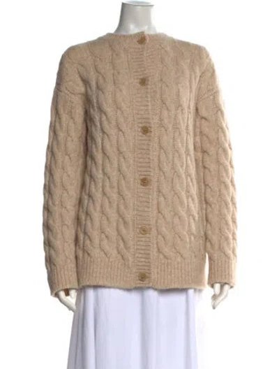 Pre-owned Prada 2021 Alpaca Sweater In Neutrals