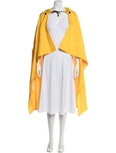Pre-owned Prada 2021 Cape In Yellow