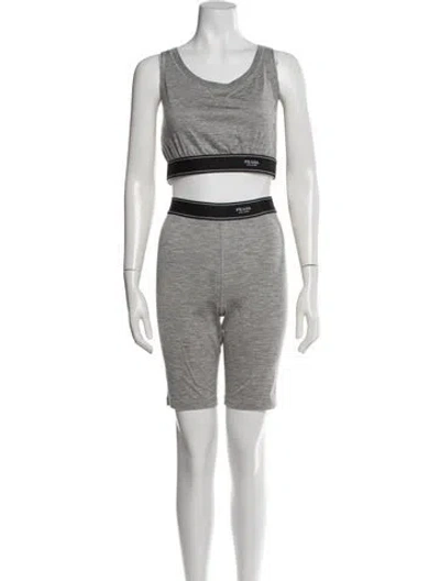 Pre-owned Prada 2021 Cashmere Set In Grey