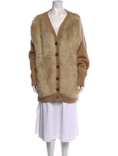 Pre-owned Prada 2021 Cashmere Sweater In Neutrals