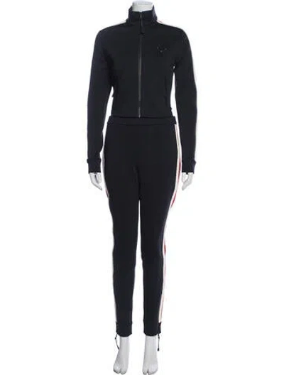 Pre-owned Prada 2021 Chalet Pant Set In Black