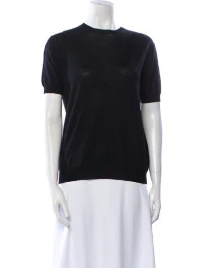 Pre-owned Prada 2021 Crew Neck Sweater In Black