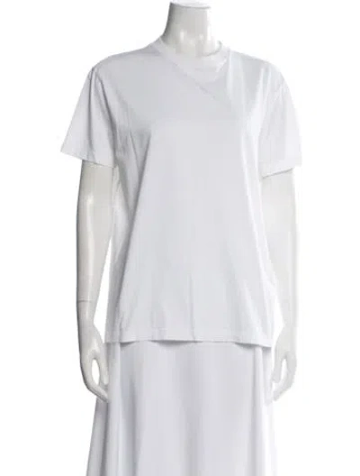Pre-owned Prada 2021 Crew Neck T-shirt In White