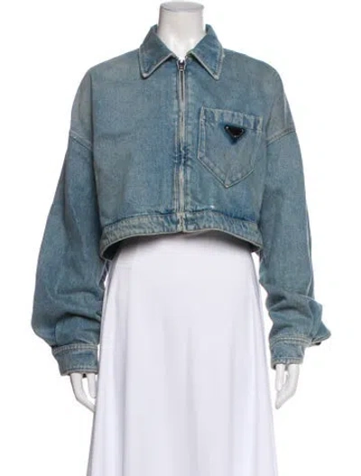 Pre-owned Prada 2021 Denim Jacket In Blue