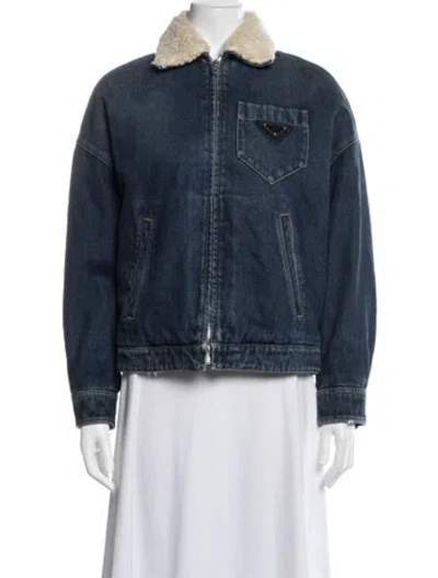 Pre-owned Prada 2021 Denim Jacket In Blue