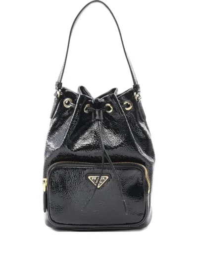 Pre-owned Prada 2021 Duet Naplak Bucket Bag