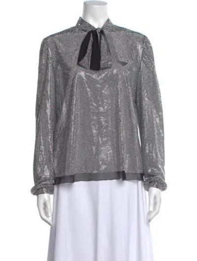 Pre-owned Prada 2021 Holiday Blouse In Black
