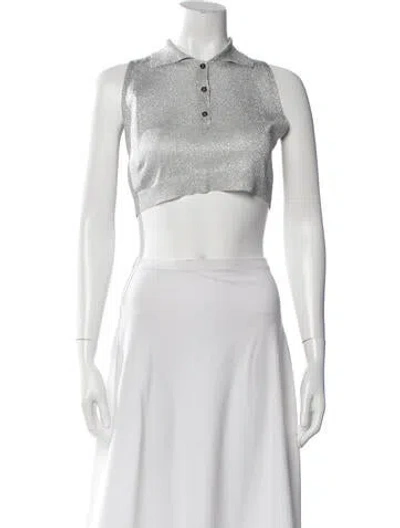 Pre-owned Prada 2021 Holiday Polo In Gray