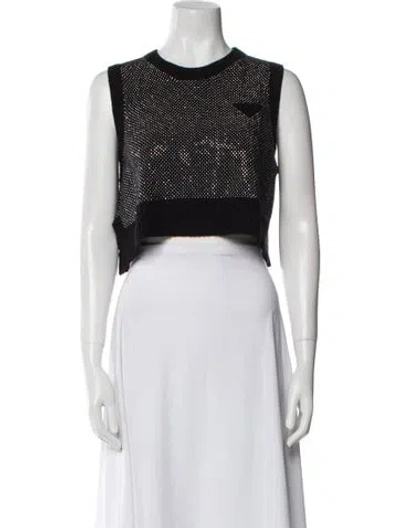 Pre-owned Prada 2021 Holiday Sweater In Black