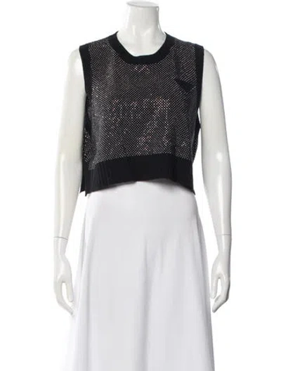 Pre-owned Prada 2021 Holiday Sweater In Black