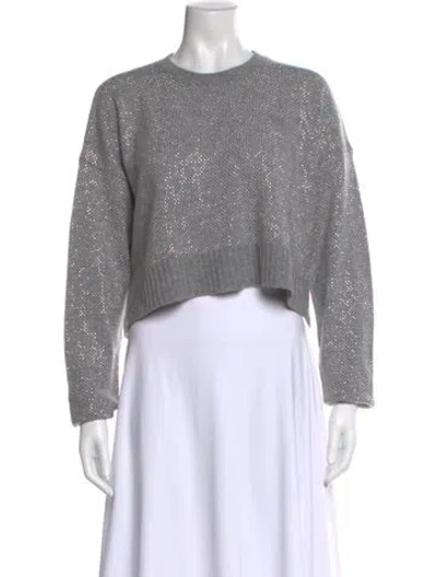 Pre-owned Prada 2021 Holiday Sweater In Gray