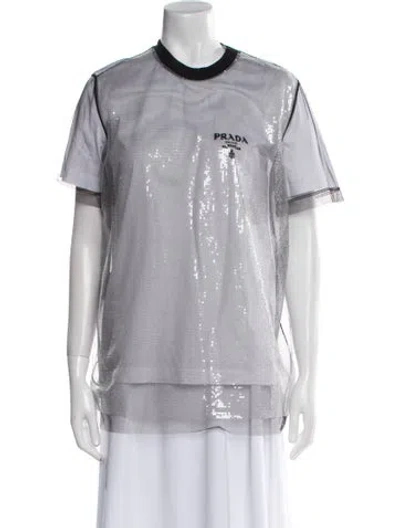 Pre-owned Prada 2021 Holiday T-shirt In White
