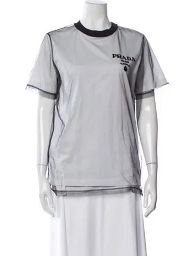 Pre-owned Prada 2021 Holiday T-shirt In White