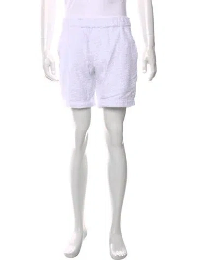 Pre-owned Prada 2021 Jogger Shorts In White
