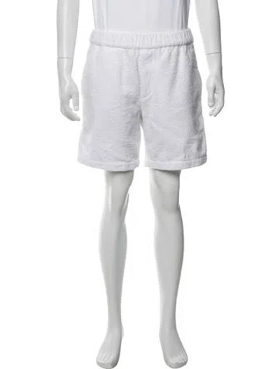 Pre-owned Prada 2021 Jogger Shorts In White