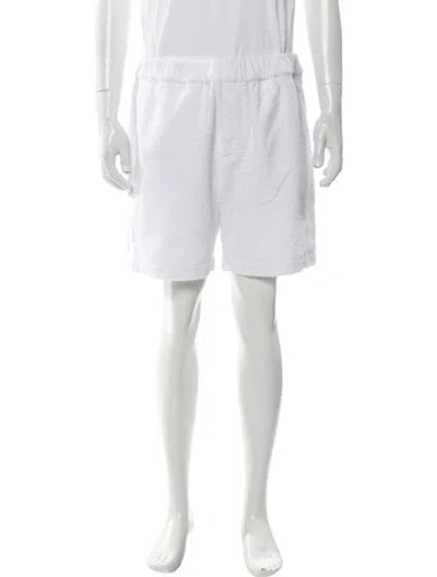 Pre-owned Prada 2021 Jogger Shorts In White
