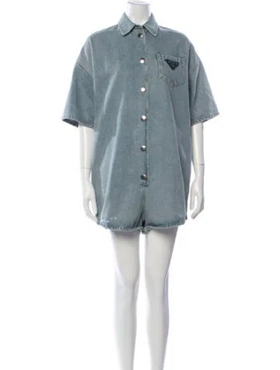 Pre-owned Prada 2021 Jumpsuit In Blue