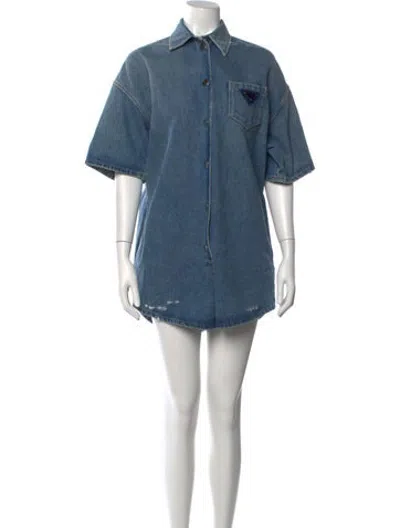 Pre-owned Prada 2021 Jumpsuit In Blue