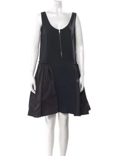 Pre-owned Prada 2021 Knee-length Dress In Black