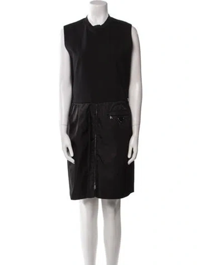 Pre-owned Prada 2021 Knee-length Dress In Black