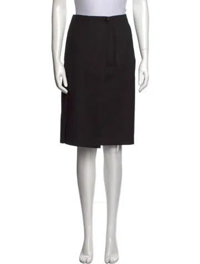 Pre-owned Prada 2021 Knee-length Skirt In Black