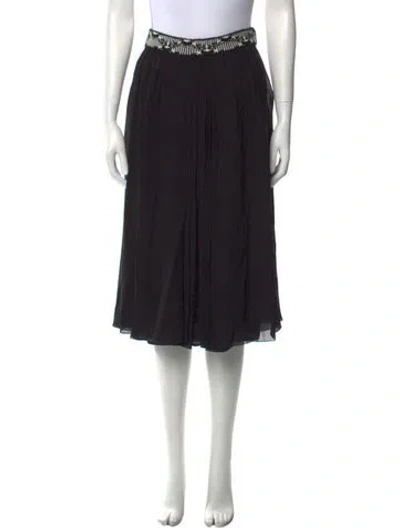 Pre-owned Prada 2021 Knee-length Skirt In Black