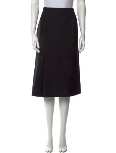 Pre-owned Prada 2021 Knee-length Skirt In Black