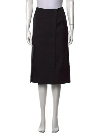 Pre-owned Prada 2021 Knee-length Skirt In Black