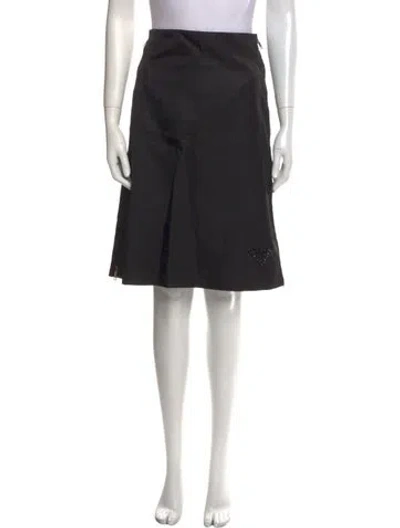 Pre-owned Prada 2021 Knee-length Skirt In Black