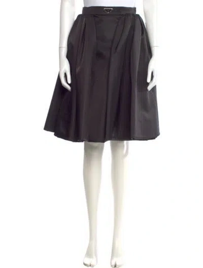 Pre-owned Prada 2021 Knee-length Skirt In Black