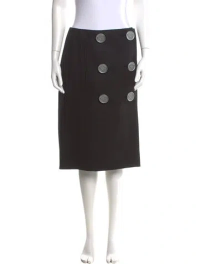 Pre-owned Prada 2021 Knee-length Skirt In Black