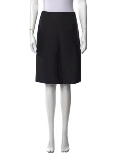 Pre-owned Prada 2021 Knee-length Skirt In Black