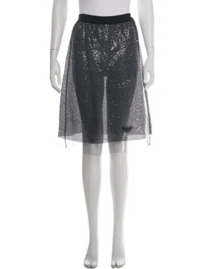 Pre-owned Prada 2021 Knee-length Skirt In Black