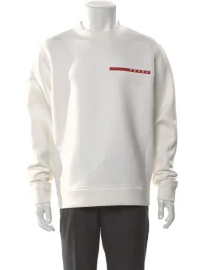 Pre-owned Prada 2021 Linea Rossa Sweatshirt In Neutral