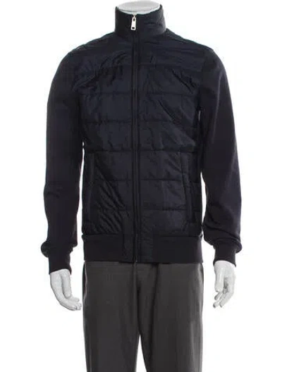 Pre-owned Prada 2021 Linea Rossa Windbreaker In Blue