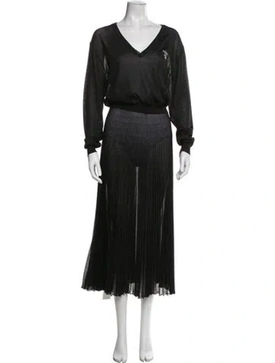 Pre-owned Prada 2021 Long Dress In Multi