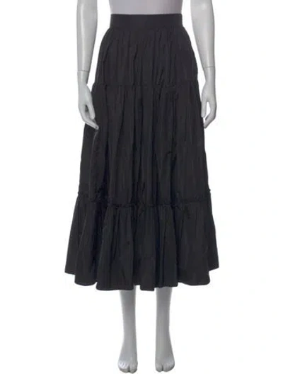 Pre-owned Prada 2021 Long Skirt In Black