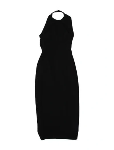 Pre-owned Prada 2021 Midi Length Dress In Black