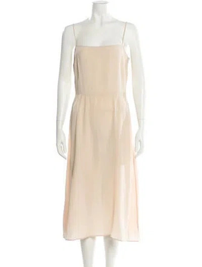 Pre-owned Prada 2021 Midi Length Dress In Neutral