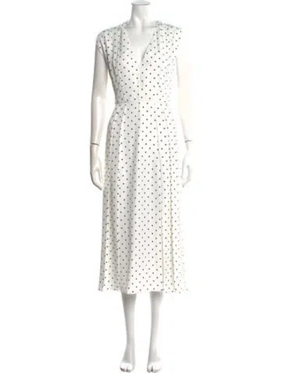 Pre-owned Prada 2021 Midi Length Dress In Neutrals