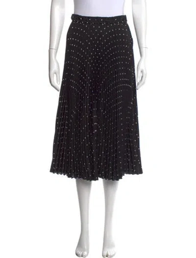 Pre-owned Prada 2021 Midi Length Skirt In Black