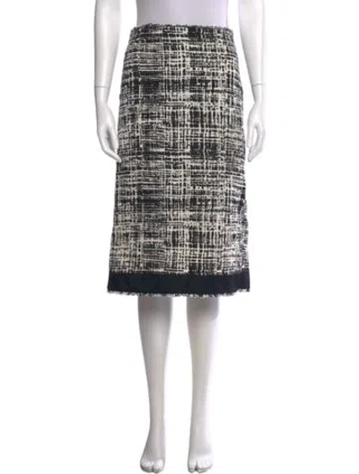 Pre-owned Prada 2021 Midi Length Skirt In Neutral