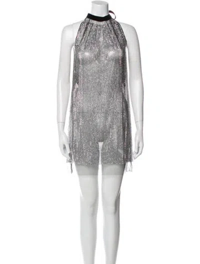 Pre-owned Prada 2021 Mini Dress In Black