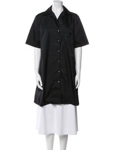 Pre-owned Prada 2021 Mini Dress In Black