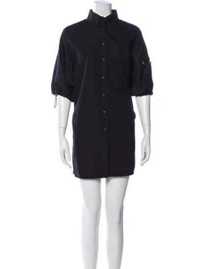 Pre-owned Prada 2021 Mini Dress In Black