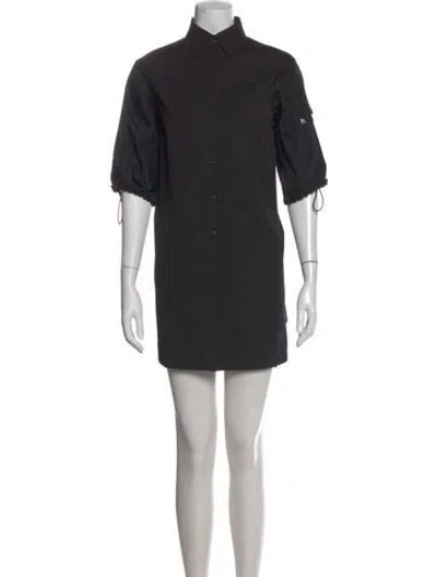Pre-owned Prada 2021 Mini Dress In Black