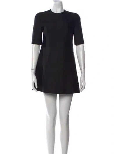 Pre-owned Prada 2021 Mini Dress In Black
